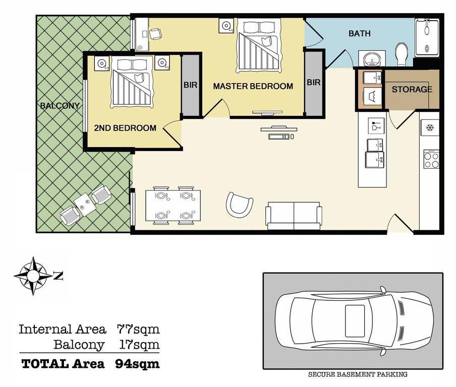 Апартаменты ☆ Heart Of St Kilda ☆ Infinity Pool+Parking+Wifi Мельбурн Экстерьер фото